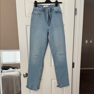 Abercrombie & Fitch High Rise Light Blue Jeans